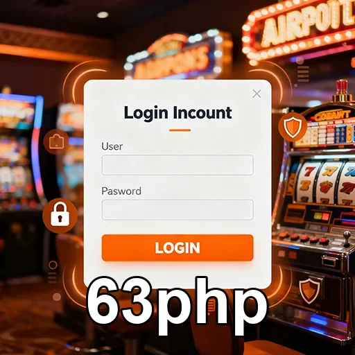 User accessing secure login on mobile for 63php
